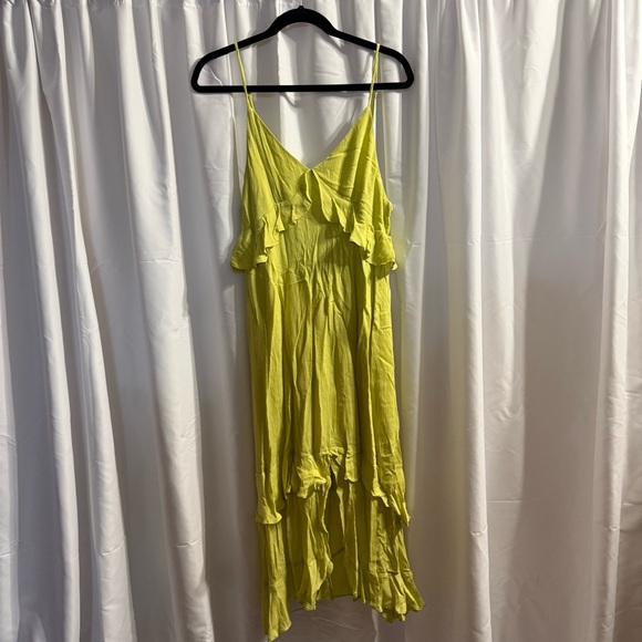 Lulus Dresses & Skirts - Lulu's Vibrant Yellow High Low Dress - Size L